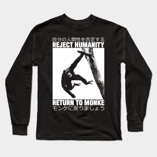 Return to Monke Japanese Long Sleeve T-Shirt